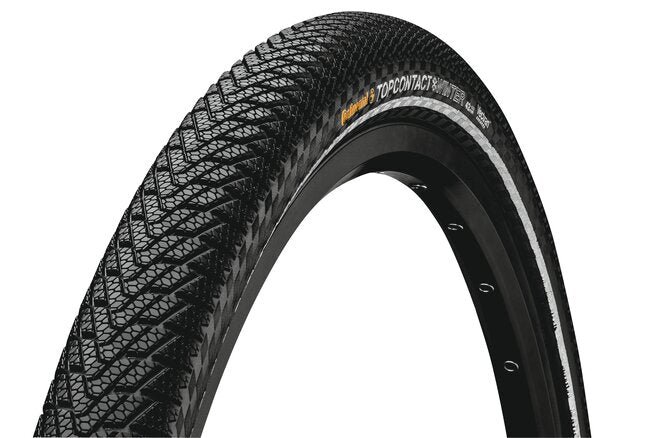 Continental Pneu TopContact Winter II Premium 700x42C Falt mit... Reflexstreifen black