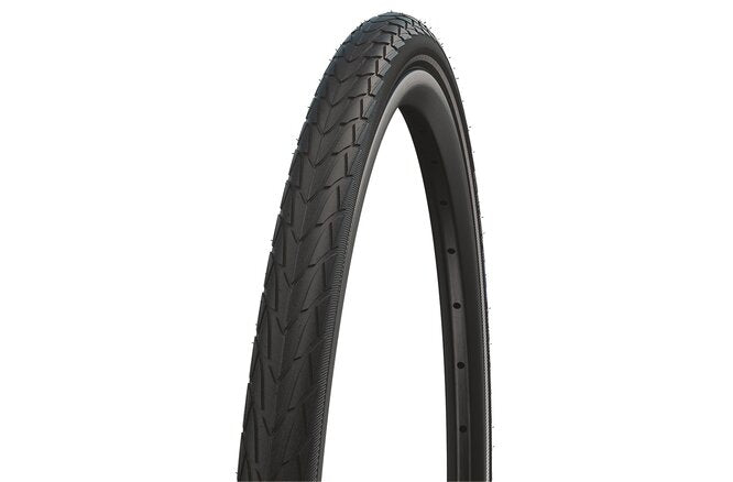 Schwalbe Pneu Marathon Racer 700x35C starr mit Reflexstreifen... black