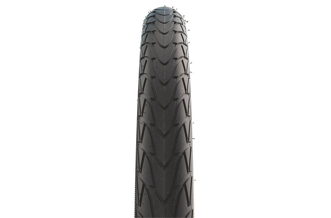 Schwalbe Pneu Marathon Racer 700x35C starr mit Reflexstreifen... black