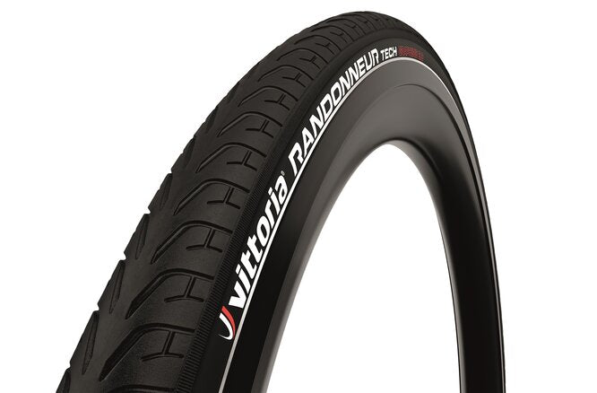 Vittoria Pneu Randonneur Tech G2.0 700x28c starr m.Reflexstreifen... schwarz