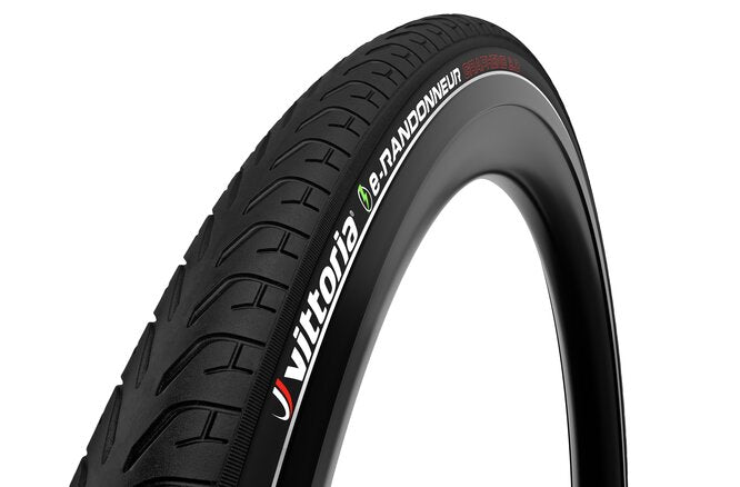 Vittoria Pneu e-Randonneur G2.0 700x35c starr m/Reflexstreifen... schwarz