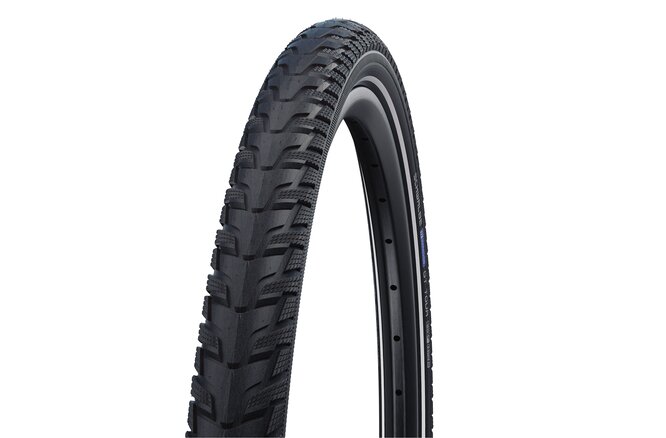 Schwalbe Pneu Energizer Plus Tour700x38C Starr mit... Reflexstreifen black