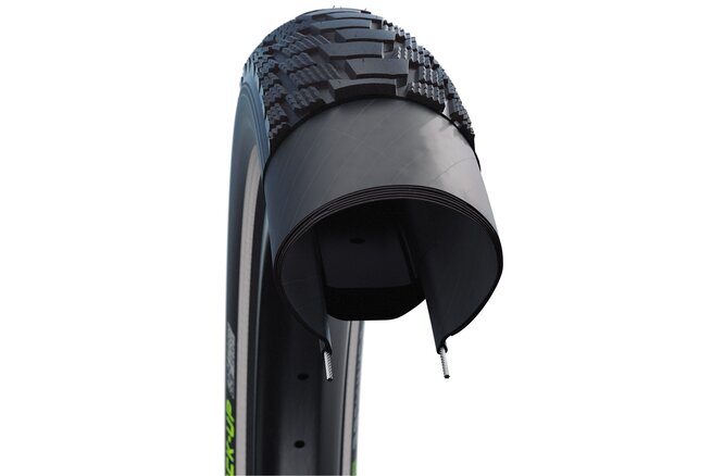 Schwalbe Pneu Pick-Up 24x2.15 Starr mit Reflexstreifen black