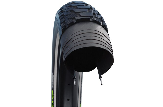 Schwalbe Pneu Pick-Up 24x2.15 Starr mit Reflexstreifen black