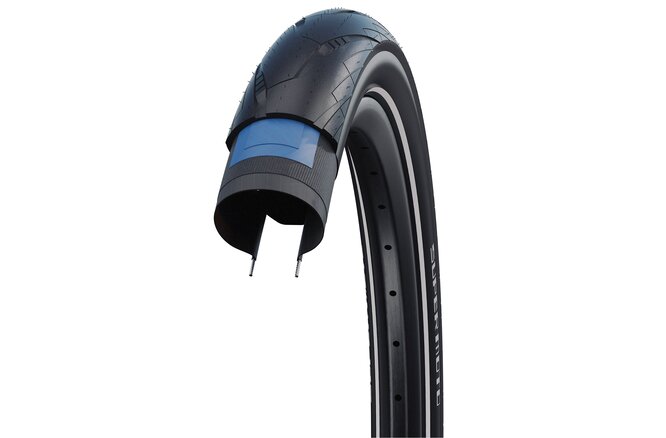 Schwalbe Pneu Super Moto 27.5x2.40 Starr mit Reflexstreifen... black