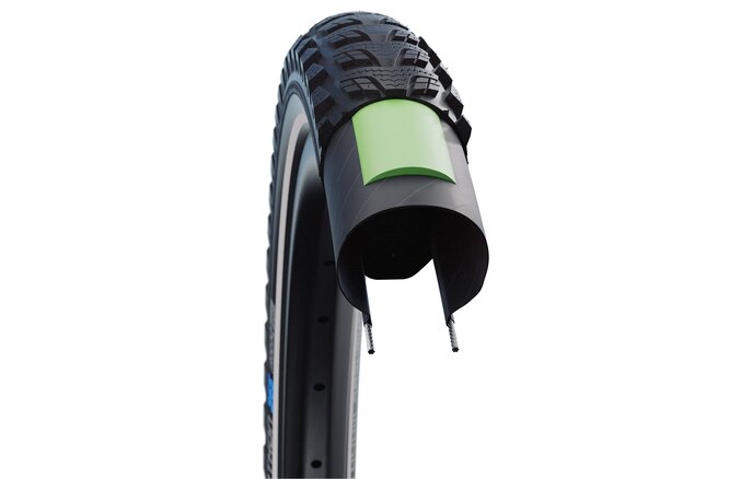 Schwalbe Pneu Marathon 365 700x38C starr mit Reflexstreifen... black