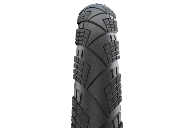 Schwalbe Pneu Marathon Efficiency 700x38C Falt mit Reflexstreifen... black
