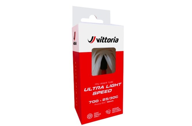 Vittoria Schlauch Ultra Light Speed TPU 700c 25-30c Prestaventil 60... mm Standard RVC