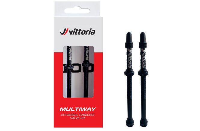 Vittoria Tubeless Multiway Ventil 80 mm à 2 Stück