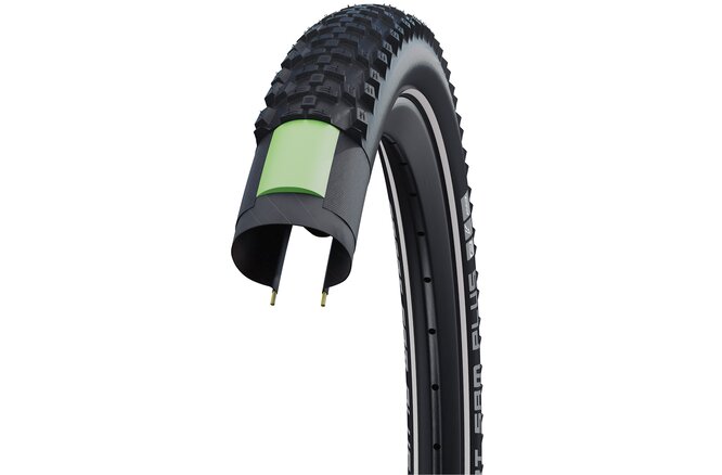 Schwalbe Pneu Smart Sam Plus DD 27.5x2.35 Addix starr mit... Reflexstreifen black