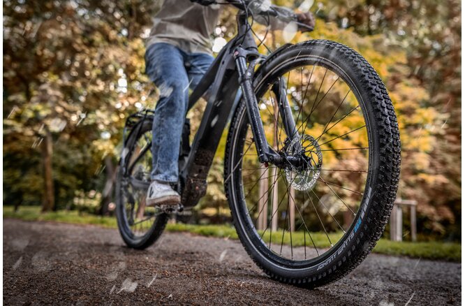 Schwalbe Pneu Johnny Watts 365 29x2.35 Double Defense Addix Falt... mit Reflexstreifen black