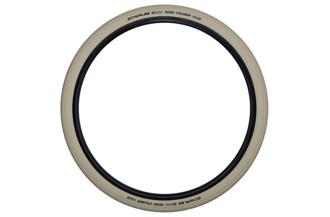 Schwalbe Pneu Road Cruiser 26x1.75 Starr mit Reflexstreifen... creme