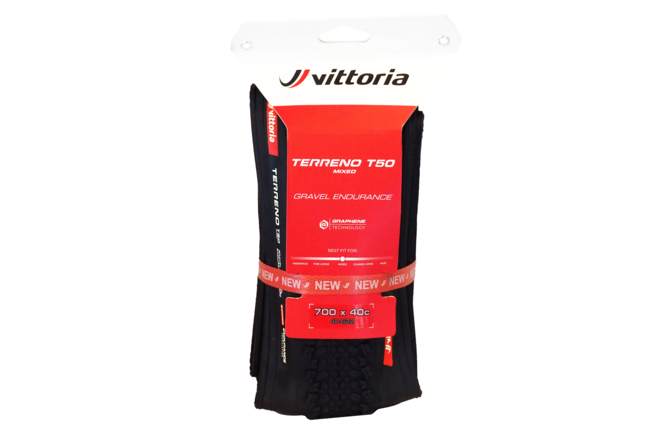 Vittoria Pneu Terreno T50 mixed G2.0 700x40c TLR Gravel... Endurance schwarz