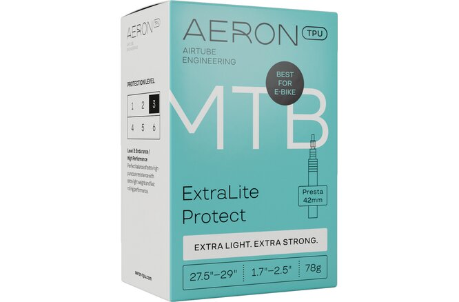Aeron Schlauch MTB 27.5-29" 1.7-2.5" ExtraLite Protect Prestaventil... 42 mm