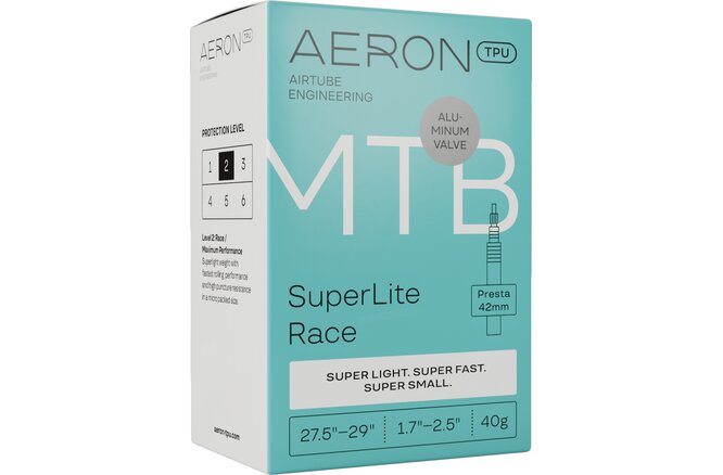 Aeron Schlauch MTB 27.5-29" 1.7-2.5" SuperLite Race Prestaventil... Alu 42 mm