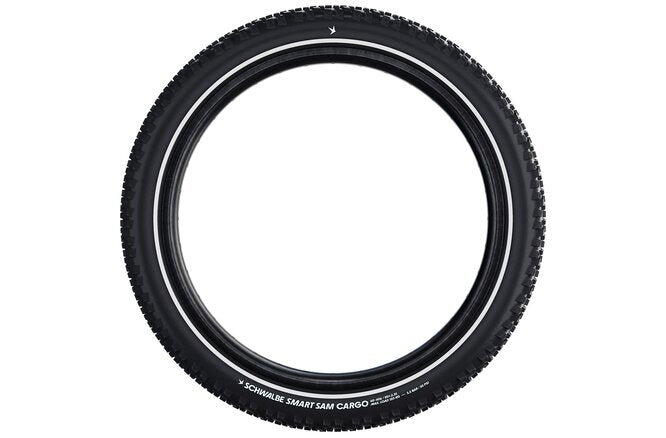 Schwalbe Pneu Smart Sam Cargo 26x2.35 Addix E starr mit... Reflexstreifen black
