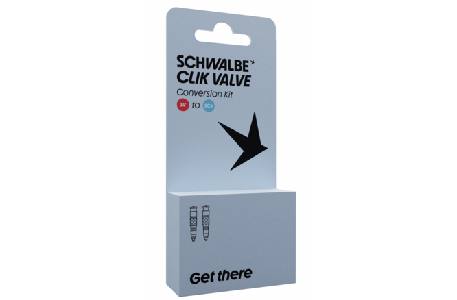 Schwalbe Ventileinsatz Clik Valve SV-SCV Set à 2 Stück schwarz