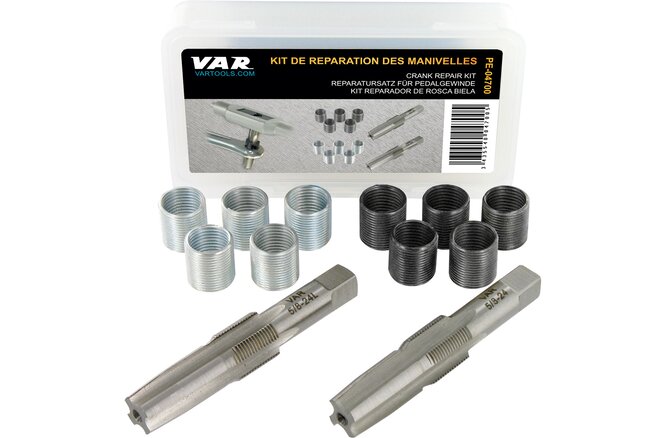 VAR Pedalgewindebohrersatz PE-04700 5/8"x24 tpi Set für links und... rechts