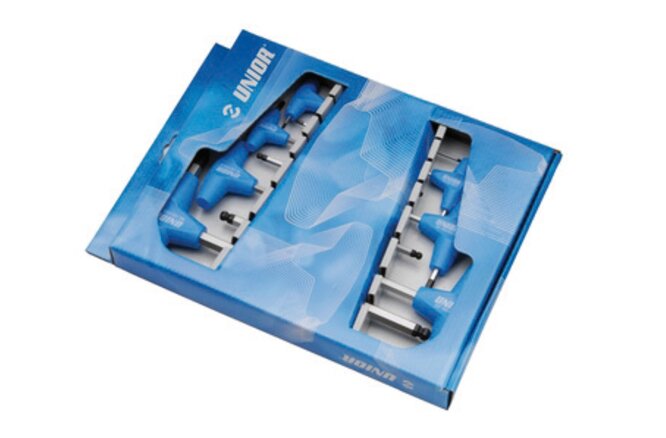 Unior Kugelkopfinbusschlüssel mit T-Griff 193 CS HXS Set 2.5 - 10 mm