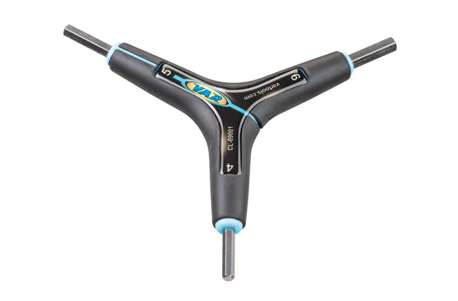 VAR Dreiarminbusschlüssel CL-09001-C 4/5/6 mm schwarz