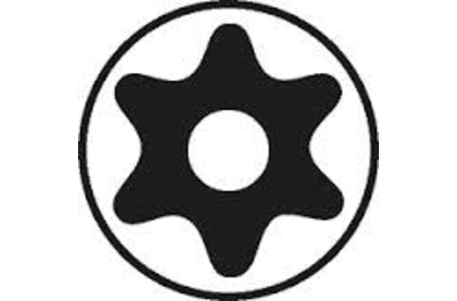 Unior Torxschlüssel TR 10 mit Bohrung im Innensechsrund-Kopf