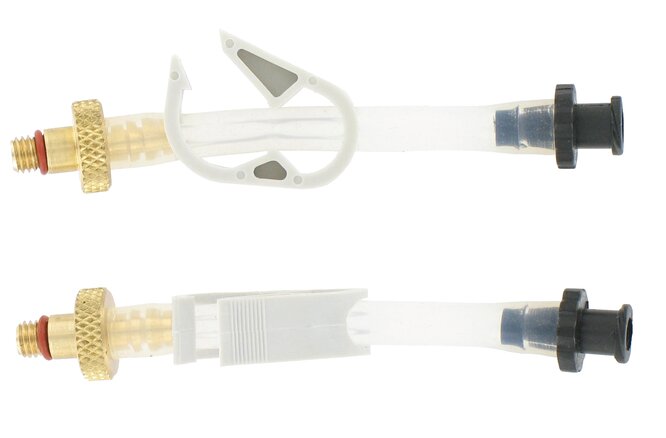 VAR Ersatzschläuche M5 Set à 2 Stk. zu Disc Entlüftungsset grau