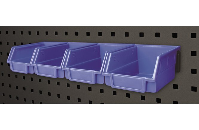 VAR Set mit 4 blauen Behältern m.Halter