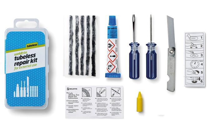 Weldtite Tubeless Reparaturkit gross