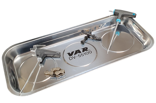 VAR Magnetische rechteckige Ablage für Teile DV-55100