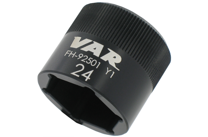 VAR Steckschlüssel 6-Kant 24mm schwarz FH-92501