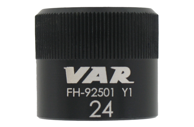 VAR Steckschlüssel 6-Kant 24mm schwarz FH-92501