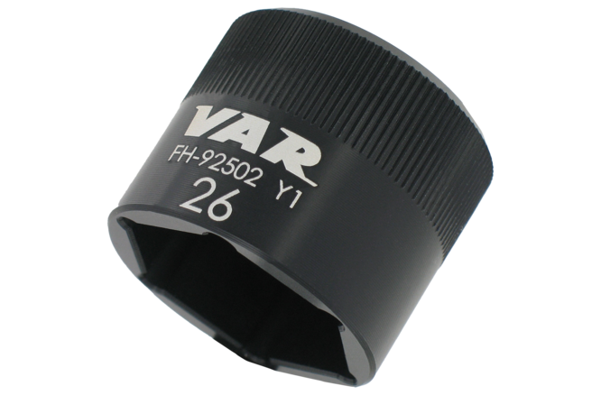 VAR Steckschlüssel 6-Kant 26mm schwarz FH-92502
