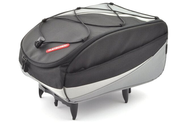 Pletscher Gepäckträgertasche Ascona mit 3-Punkte Adapter... schwarz