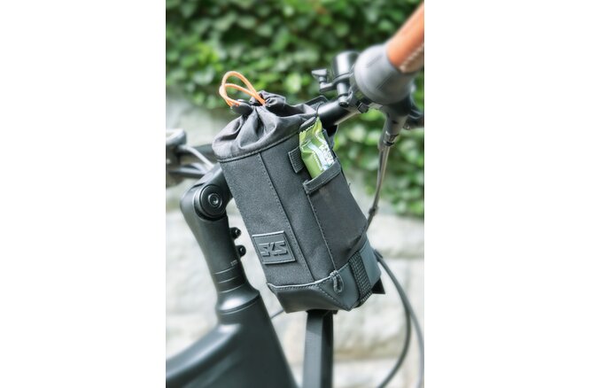 SKS Lenkertasche Urban Stem Bag 1250 ml mit Klettverschluss schwarz