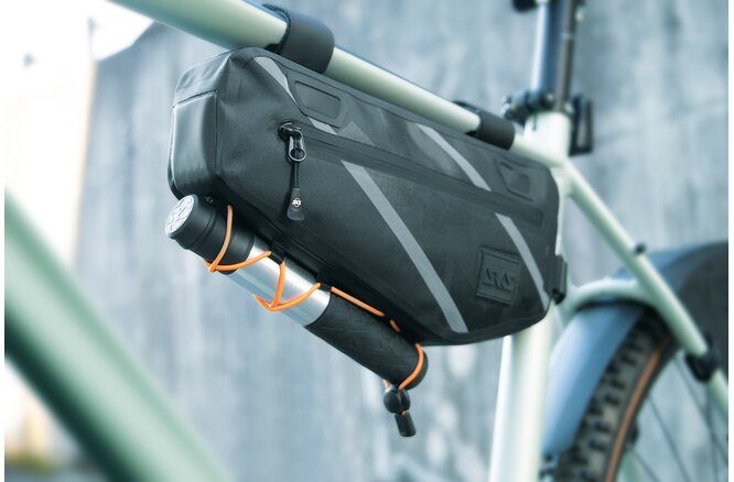 SKS Rahmentasche Explore Frame Bag 2700 ml mit Klettverschluss... schwarz