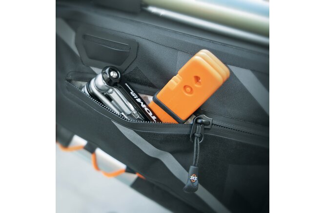 SKS Rahmentasche Explore Frame Bag 2700 ml mit Klettverschluss... schwarz