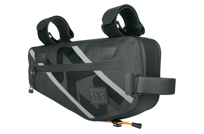SKS Rahmentasche Explore Frame Bag 2700 ml mit Klettverschluss... schwarz