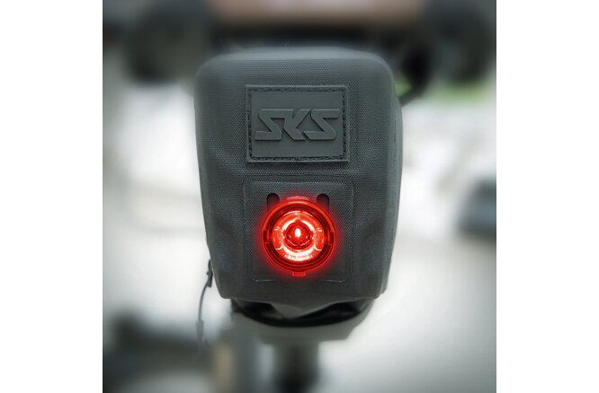 SKS Satteltasche Trail Saddle Bag M 900 ml mit Klettverschluss schwarz