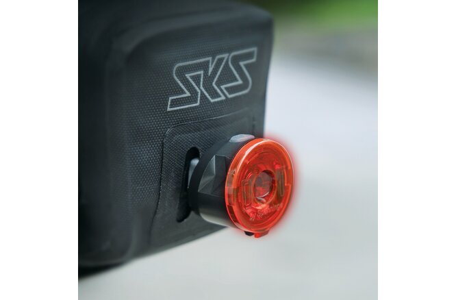 SKS Satteltasche Race Saddle Bag S 400 ml mit Klettverschluss schwarz