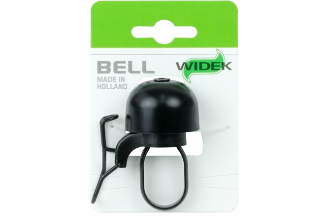 Widek Glocke Paperclip mini Bell bis 25.4mm schwarz auf Karte