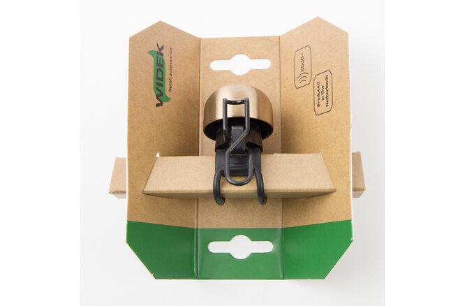 Widek Glocke Paperclip XXL Neu-Silber Befestigung mit Gummiring... 22-32mm kupfer- schwarz auf Karte