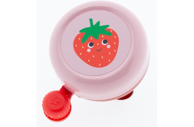 Widek Kinderglocke Explorer Strawberry Stahl lackiert in rosa... auf einer Karte