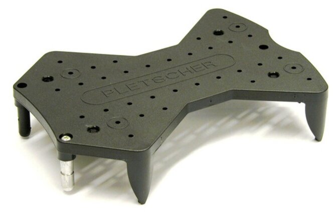 Pletscher Korb Standard Gepäckträger fein mit 3-Punkte... Adapter schwarz