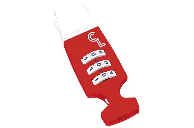 LAZER Cappuccino Lock white red