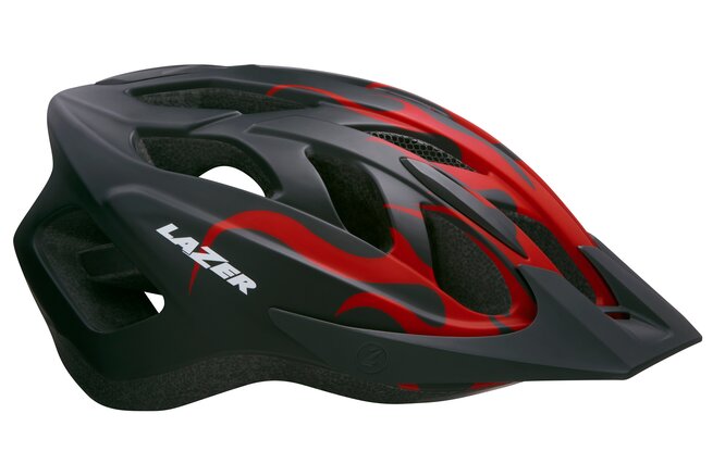 LAZER youth J1 Helm matte big flames