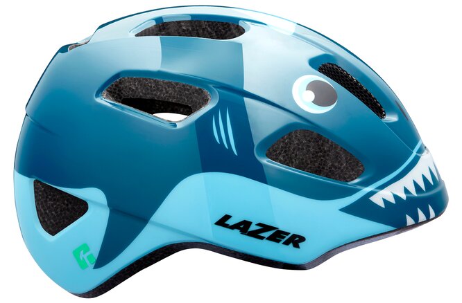 LAZER Kids Pnut KinetiCore Helm shark