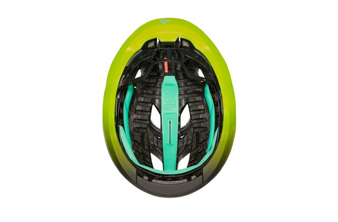 LAZER Unisex Road Strada KinetiCore Helm matte dark grey... flash yellow