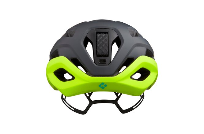 LAZER Unisex Road Strada KinetiCore Helm matte dark grey... flash yellow