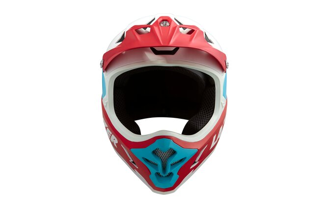 LAZER Unisex Extreme Phoenix+ ASTM Helm white blue red