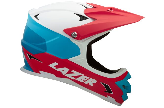 LAZER Unisex Extreme Phoenix+ ASTM Helm white blue red